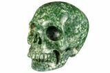Realistic, Polished Hamine Jasper Skull #151011-2